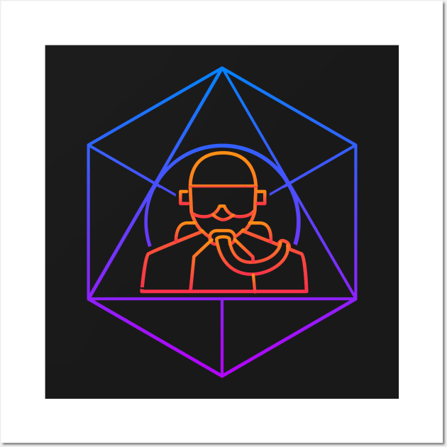 Psychedelic Sacred Geometry Scuba Diving Wall Art by MeatMan